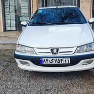 پژو پارس xu7 مدل 1397 سفید بدون رنگ معاوضه با 206