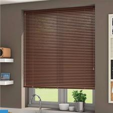 پرده کرکره فلزی آلومینیومی قهوه ایی