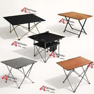 میز آسان تاشو مسافرتی کمپ چوبی فایبر برزنتی mdf