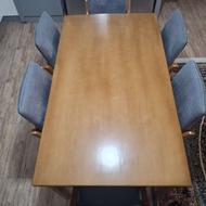 میز ناهار خوری شش نفره