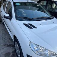 پژو 206 SD (صندوق دار) 1396 سفید