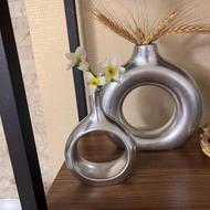 گلدان طرح دونات دوتایی