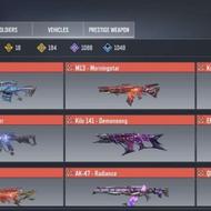 اکانتی استثنایی با گان ها و اسکین های خفن