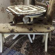 میز ناهار خوردی چهار نفره زیاد استفاده نکردم فقط دکور بود