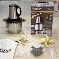 خردکن غذاساز سیلور کرست دوکاسه 3.8لیتر 6تیغه کدتخفیفی039383