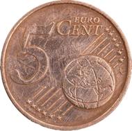 سکه ی 5 سنتی یورو