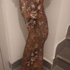 گلدان بلند فانتزی