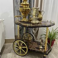 میز بار و سماور برنجی