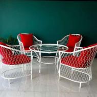 تولیدی میز و صندلی باغی ویلایی حیاطی کافه رستوران روف گاردن