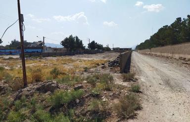 زمین دارای پروانه ساخت جنب دانشکده کشاورزی