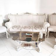 مبلمان 9 نفره استیل با چوب عالی