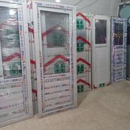 درب پیویسی سرویس باشیشه و5500/کد 377پنجره ودرب ضدسرقت