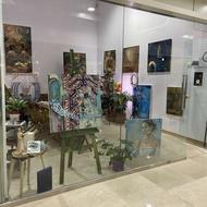 آموزش نقاشی ابرنگ و رنگ روغن
