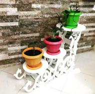 پایه گلدان طرح سورتمه جنسpvcضدآب