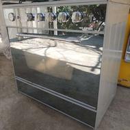 گاز طرح فر 5 شعله. برقی