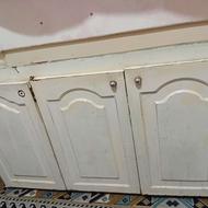 کابینت زمینی سه درب فلزی کابینت دو درب دیواری