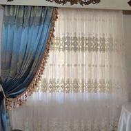 پرده پذیرایی به همراه شال وکتیبه
