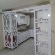6مترکابینت بالا و پایین ام دی اف بادوتادکورولوازم کامل