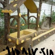 اجرای نمای چوب
