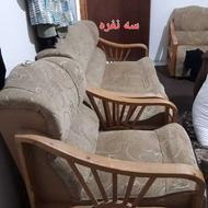 مبل چوبی هفت نفره