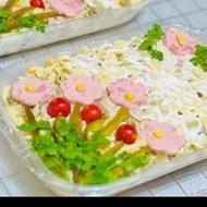 انواع غذای اماده .فلافل .ناگت، سالاد الویه، شنسیل مرغ، کوکو