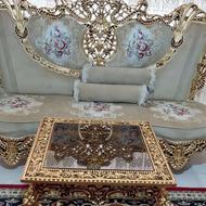 مبل طلاکوب سلطنتی پنجه شیر