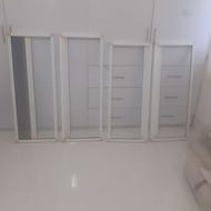 چهارعددتوری پنجره کشویی اندازه 45×110دوعددو 2عدد115x45