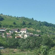 باغ رویایی با منظره جنگل و رودخانه