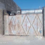 درب حیاط ازورق سفید