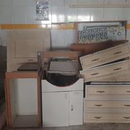 پنجره در و کشو چوبی