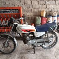 موتور 125 تازه تعمیر مدارک دار بلبرینگ و شافت فرمان نو