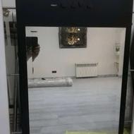 اینه دیواری و ورودی به سالن ودست شویی