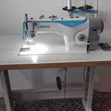 چرخ خیاطی صنعتی جک A2دینام سرخود نخ قطع کن