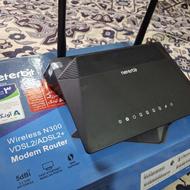 مودم NSL‑224 VDSL2 / ADSL2+ | وایفای 300Mbps | دو آنتن قوی