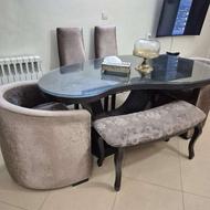 میز نهارخوری 6 نفره طرح بته جغه