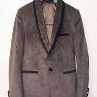 کت تک مخمل اورجینال برند massimo dutti
