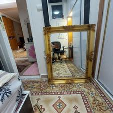آینه با قاب چوبی کنده کاری 75 در 96