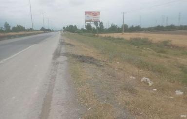 زمین کشاورزی جاده اصلی واقع در کردکوی