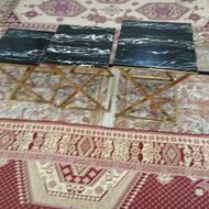میز جلو مبلی فلزی سه تیکه