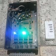 1عدددستگاه گیرنده و1عددریموت کنترل4کاناله 4کانال بردبالا