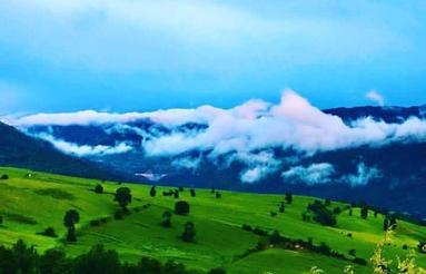 500 متر زمین در روستای لارما با منظره عالی
