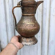 کتری صحرایی مسی قلم کهنه