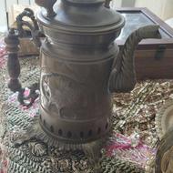 کتری شکاری ذغالی برنجی نو زیبا فروشی