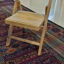 صندلی چوبی تاشو کودک