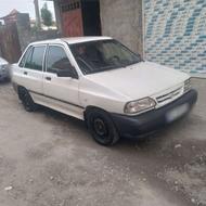 پراید مدل 83 انژکتور سفید سه لکه رنگ