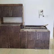 فروش کابینت همراه سینگ و شیرآلات