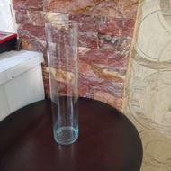 گلدان گل بلور استوانه ای