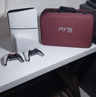 ps5 slim دو دسته 1ترا انلاین +کیف ps5 اسلیم
