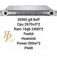 سرورDL360 G9 8SFF