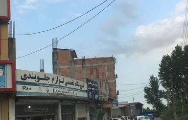 380 متر زمین و مغازه در کته پشت آمل